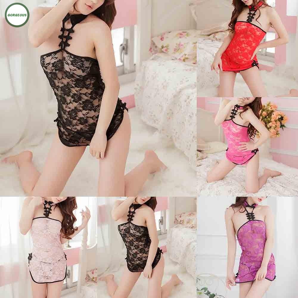 Đầm sườn xám cách tân phối ren màu sắc thời trang quyến rũ cho nữ | BigBuy360 - bigbuy360.vn