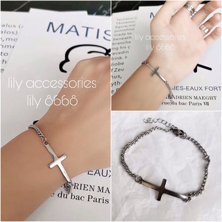 Cross Charm Bracelet lắc tay vòng tay thánh giá cá tính