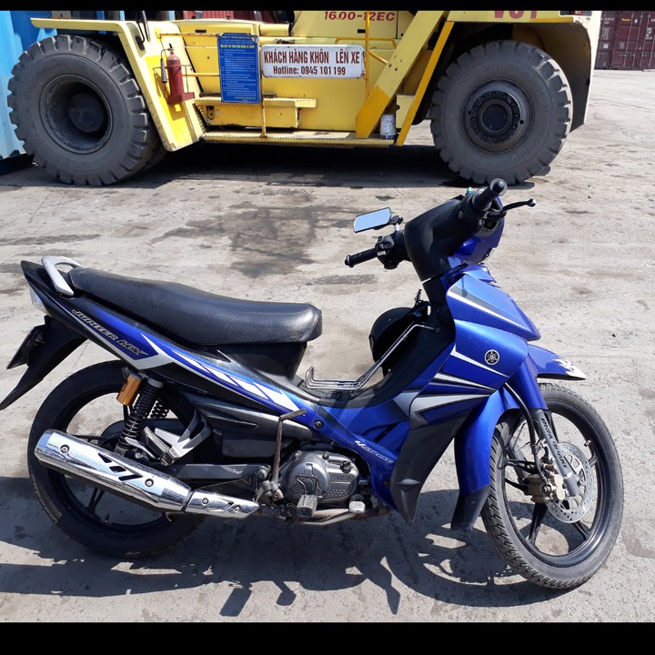 Bộ dàn áo xe Jupiter MX, nhựa ABS nguyên sinh cao cấp màu Xanh dương - Tặng kèm bộ tem theo xe