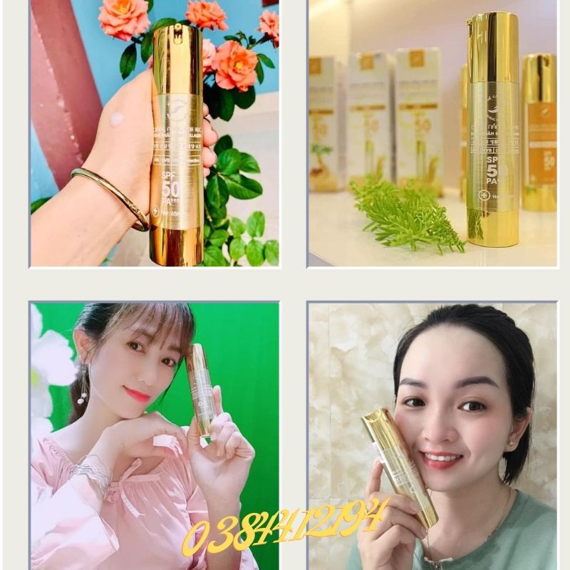 Kem chống nắng sinh học chống lão hóa nghệ nhân sâm collagen Hoàng Ngọc Diệp lành tính, kiềm dầu tốt ( hàng chính hãng) | BigBuy360 - bigbuy360.vn