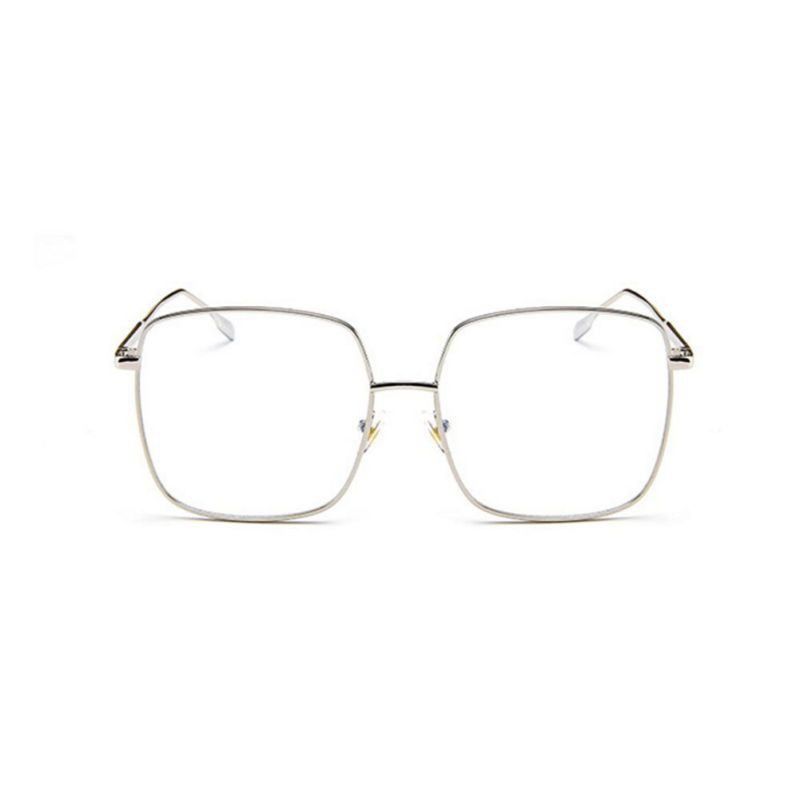 Kính mát vuông gọng kim loại phong cách retro