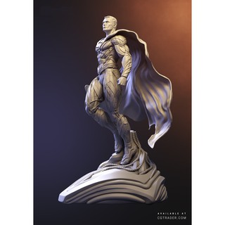 File in 3D Superman Statue And Bust