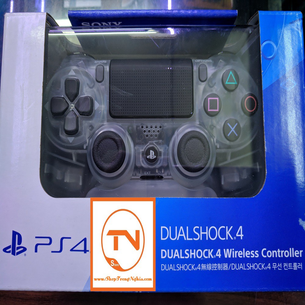 PLAYSTATION DATA FROG Tay Cầm Chơi Game Bluetooth Không Dây 4.0 Cho Ps4 / Pc / Win7 / 8 / 10 / Android