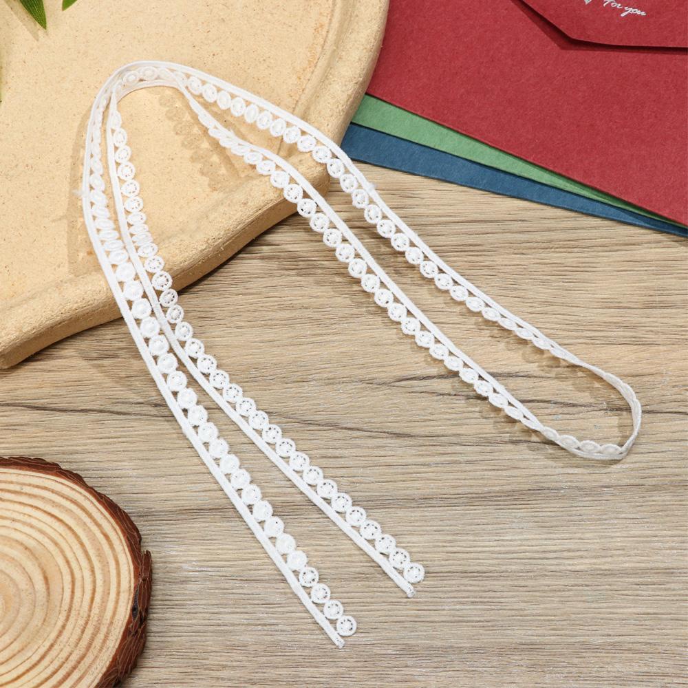 Cuộn Dây Ruy Băng Thêu Ren Dùng Trang Trí Dài 1 Yard