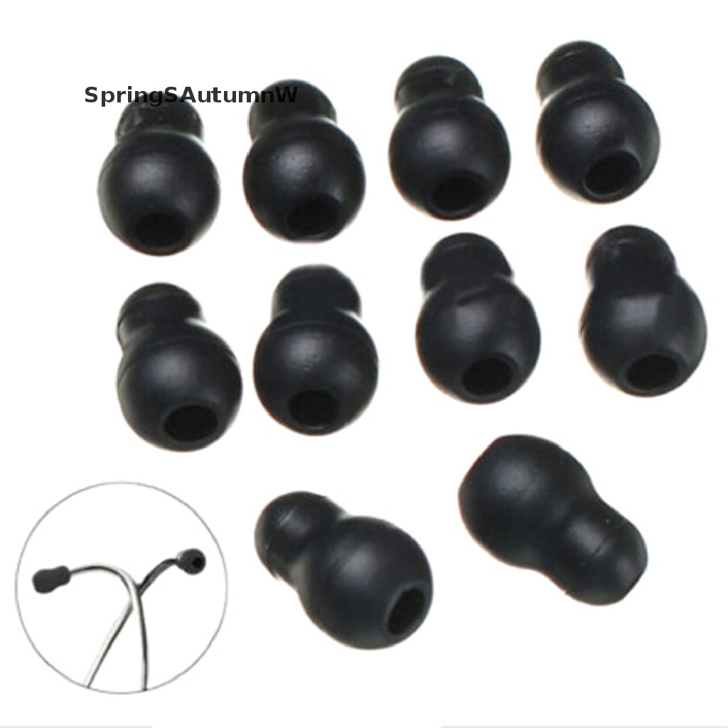 Set 10 nút bịt tai bằng silicon mềm cho ống nghe littmann
