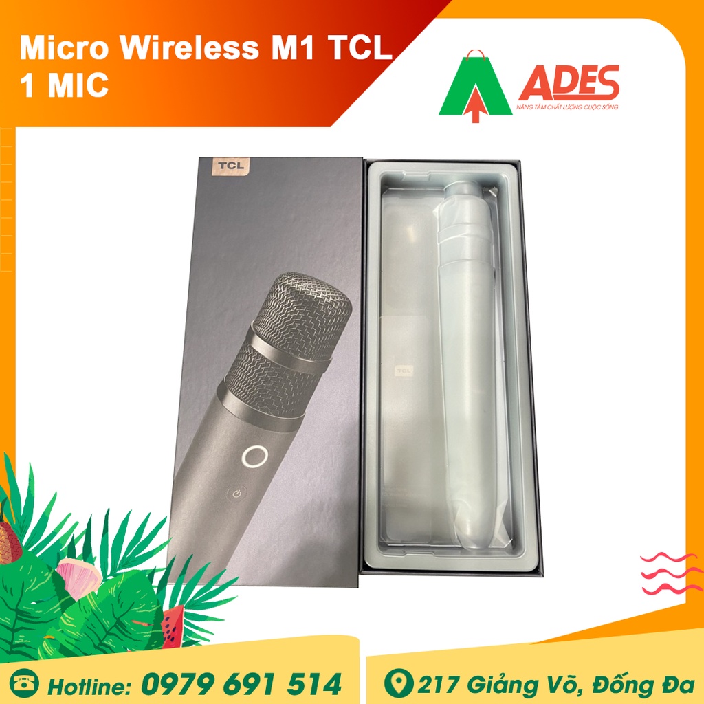 TCL Micro Wireless M1 - 1 MIC - Kết nối bluetooth cắm USB - Chính hãng