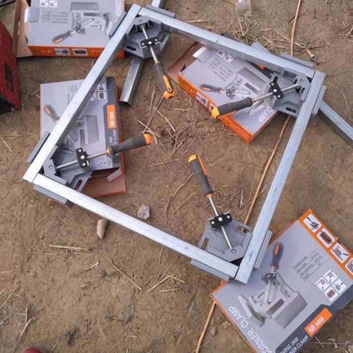 Bộ kẹp góc vuông 1 tay hợp kim nhôm, ke góc 1 tay