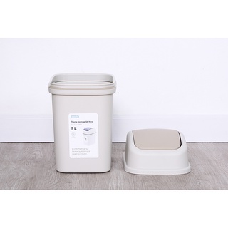 Thùng rác nắp lật Hiro 5L-10L