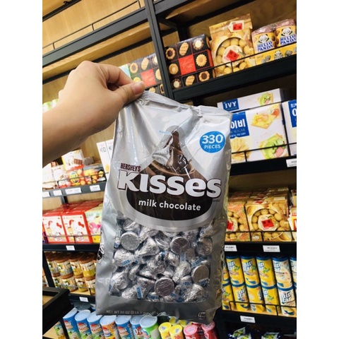 Socola Sữa Hershey's Kisses 330 Viên [VITAMIN HOUSE]