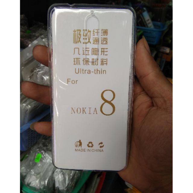 Bộ 3 ốp dẻo nokia 8 loại tốt