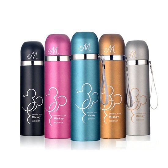 Bình Giữ Nhiệt Inox Họa Tiết Mug Mouse 500ml