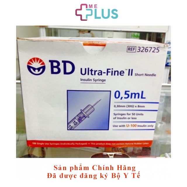 Bơm tiêm tiểu đường isulin BD Ultra Fine II