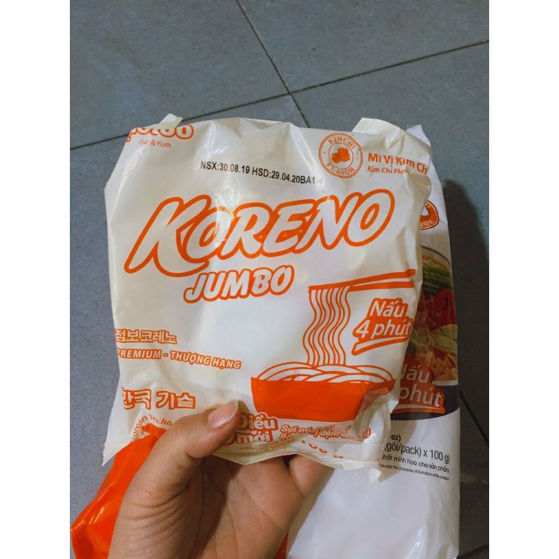 Mỳ cay Koreno Hàn Quốc thượng hạng - Mì nấu 4 phút - Date xa | BigBuy360 - bigbuy360.vn
