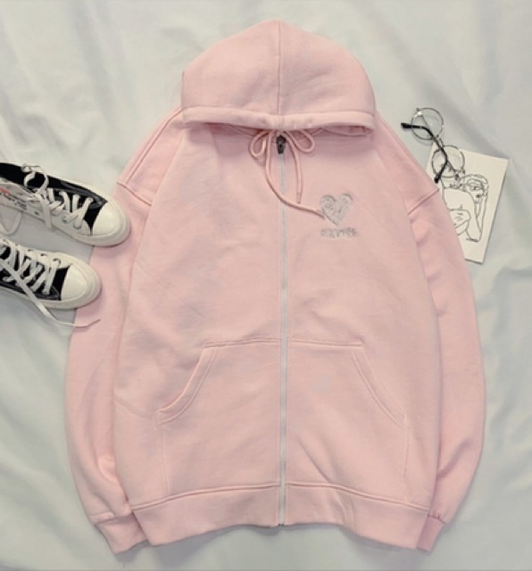 Áo Hoodie Heart Saranghe Unisex Khoác Tim Hàn Unisex | BigBuy360 - bigbuy360.vn