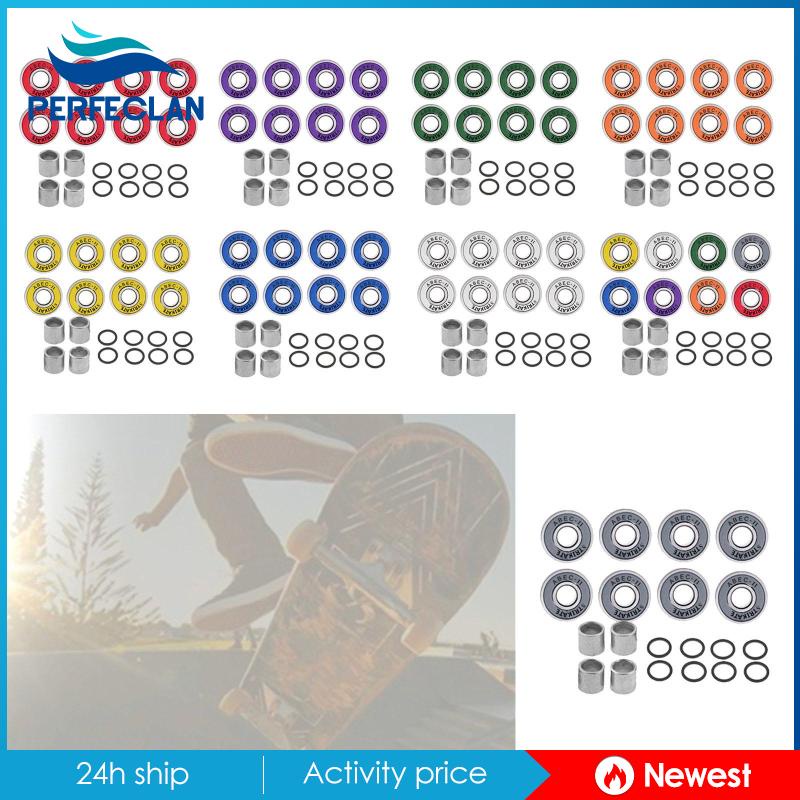 Bộ 8 Vòng Bi Ván Trượt ABEC 11 608 2RS Có Vòng Đệm Chuyên Dụng