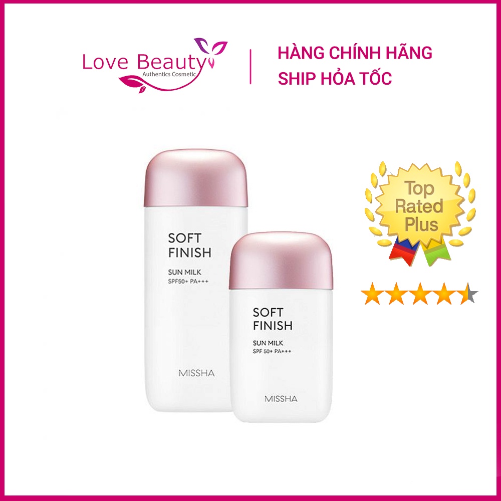 Kem chống nắng Missha Soft Finish Sun Milk