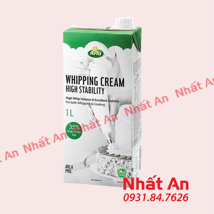 WHIPPING CREAM ARLA PRO 1L/ KEM SỮA TƯƠI ARLA 1 LÍT