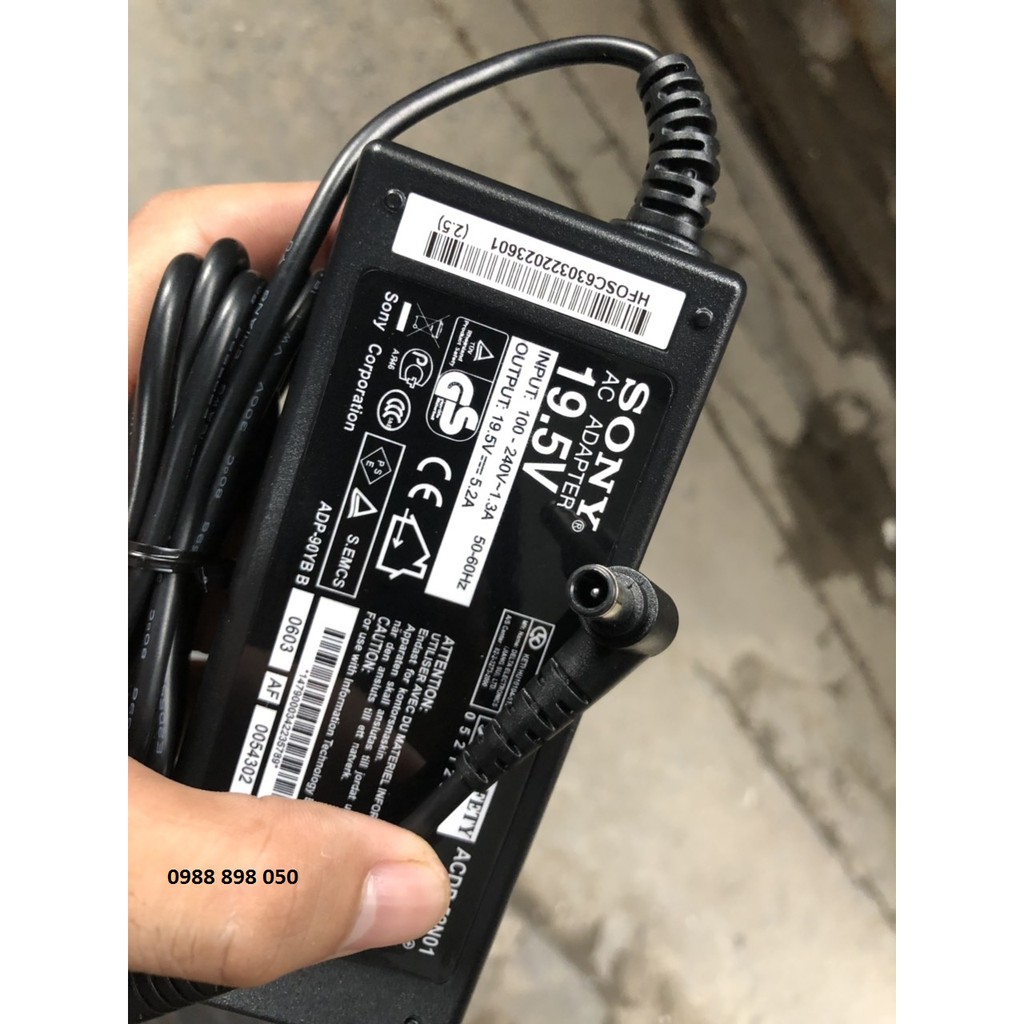 dây nguồn tivi sony 19.5v 5.2a