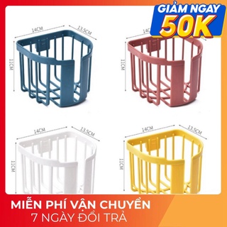 Giỏ Đựng Giấy Vệ Sinh - Giỏ Treo Tường Đựng Khăn Giấy Phòng Tắm Phòng Bếp