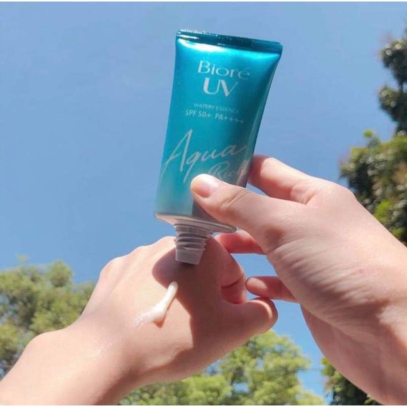 🦋giảm giá🦋Tinh/Gel Chất Chống Nắng Biore UV Aqua Rich Watery SPF50+/PA++++ 50g/90ml