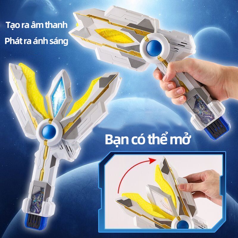 Ultraman Trigger: New Generation Tiga GUTS Siêu nhân điện quang Đồ chơi cậu bé biến hình thiết bị định hình đồ chơi cho bé trai