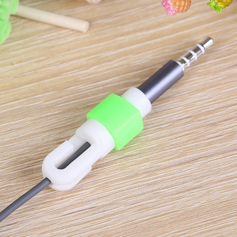 Vỏ Silicone+ABS Bọc Bảo Vệ Dây Cáp Tai Nghe Phù Hợp Cho Máy Tính/TV/Văn Phòng