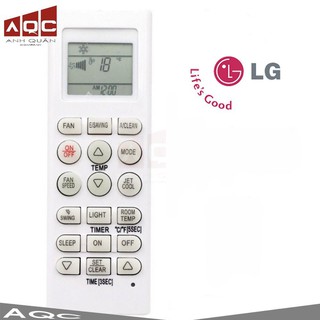 Khiển điều hoà, máy lạnh LG dài - 18 nút
