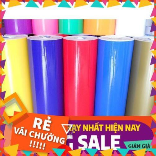 [ BÁN CHẠY ] 10m Giấy cắt chữ DECAL PVC khổ 0,6m dài 200m (các màu), KOANHAO Đài loan.