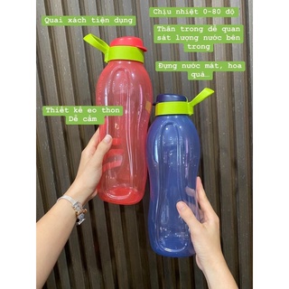 Bình nước Eco Tupperware dung tích 1.5L  - Nhựa nguyên sinh an toán - Hàng chính hãng Tupperware
