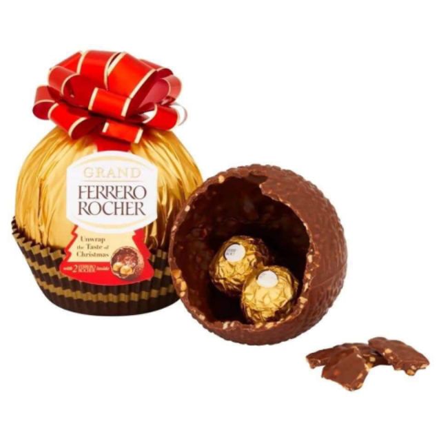 SOCOLA Ferrero Rocher QUẢ CẦU - 125gr - XÁCH TAY ĐỨC mờ