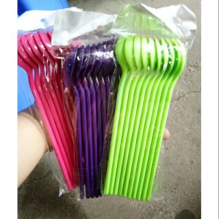 10 cây Muỗng cà phê bằng nhựa loại tốt