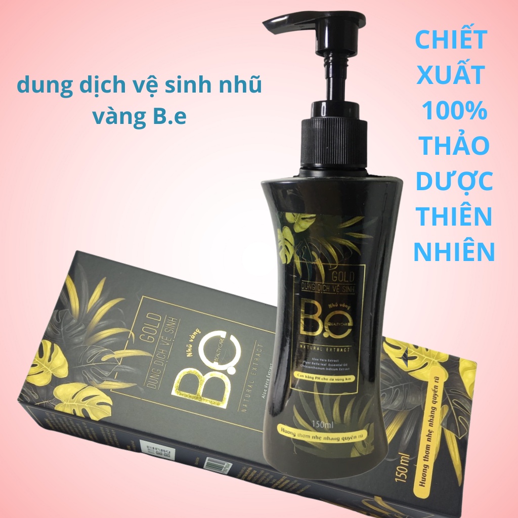 Dung Dịch Vệ Sinh Phụ Nữ Nhũ Vàng B.e - Hết Hôi, Giảm Viêm, Se khít, Mờ Thâm