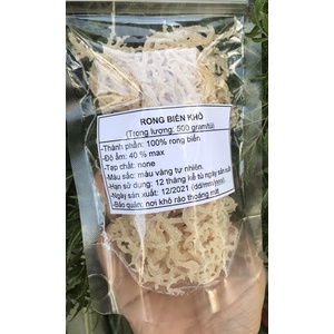 Rong sụn gai sấy khô - 100% tự nhiên - không hóa chất - dried_sea_moss_for_salad
