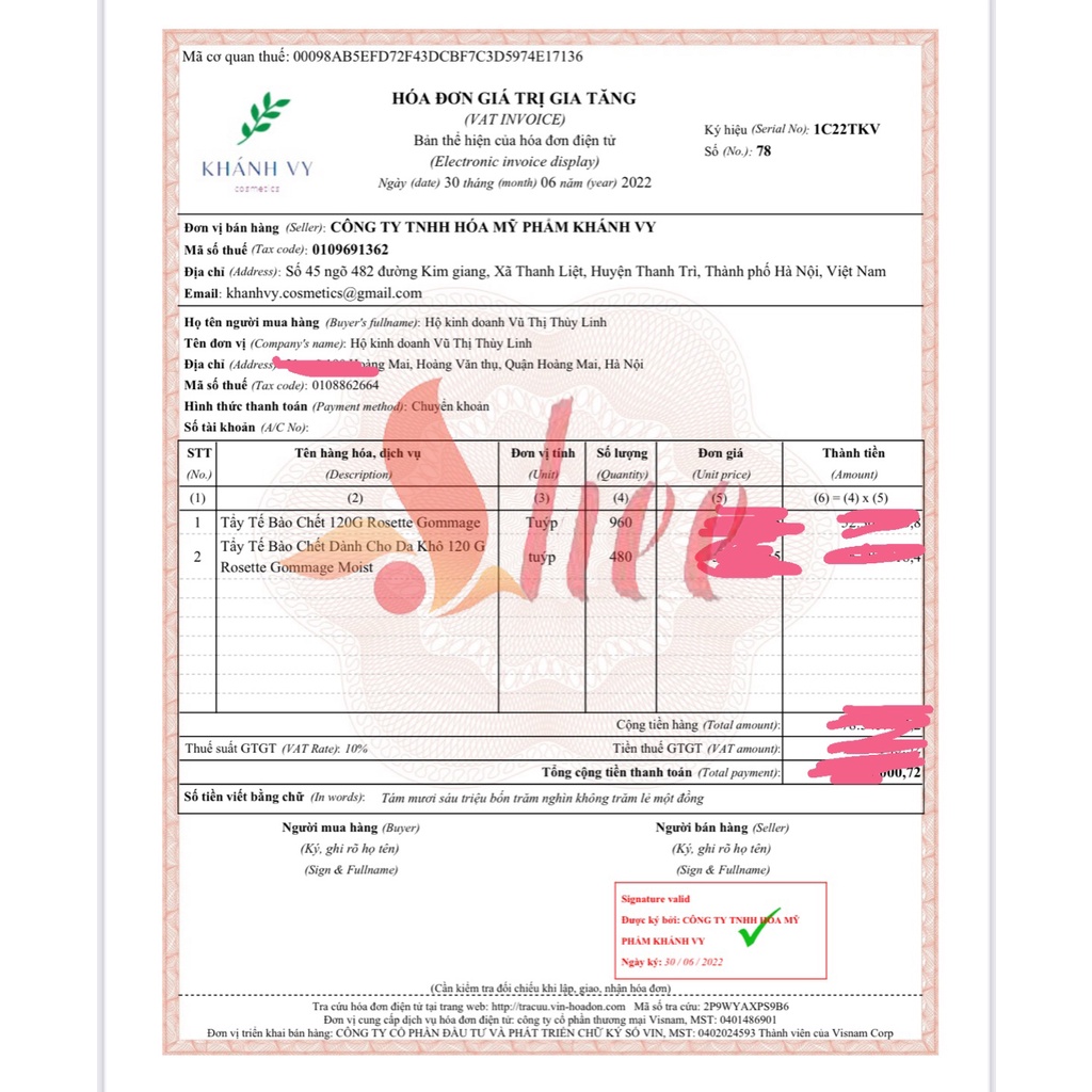 Tẩy da chết Rosette Peeling Gel