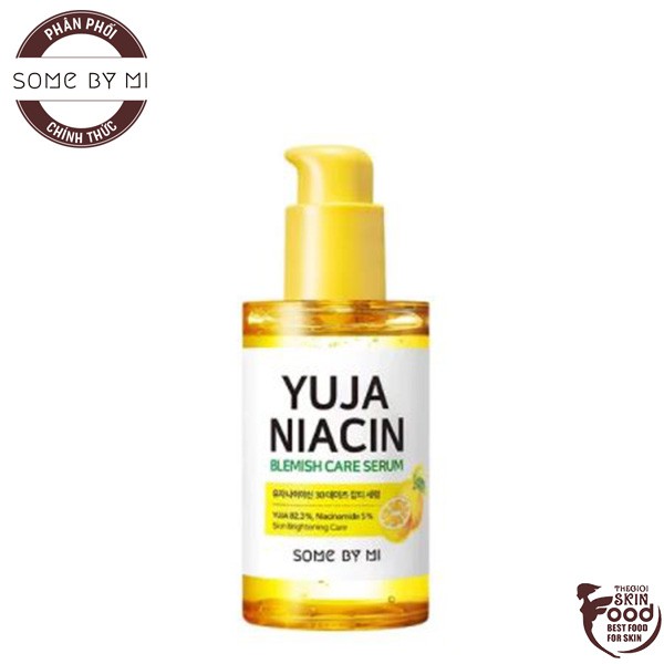 Tinh Chất Dưỡng Trắng Da Chiết Xuất Quả Thanh Yên Some By Mi Yuja Niacin 30 Days Blemish Care Serum