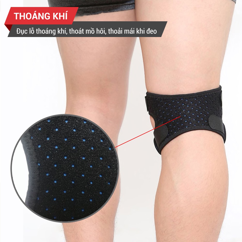 Đai bảo vệ gối kép co giãn 4 chiều, thoáng khí GoodFit GF521K