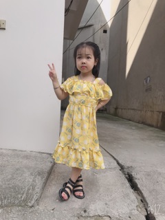 Set váy hoa bánh bèo