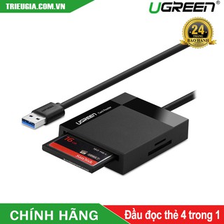 Đầu đọc thẻ nhớ TF/SD/CF/MS Chính Hãng UGREEN 30333 30335
