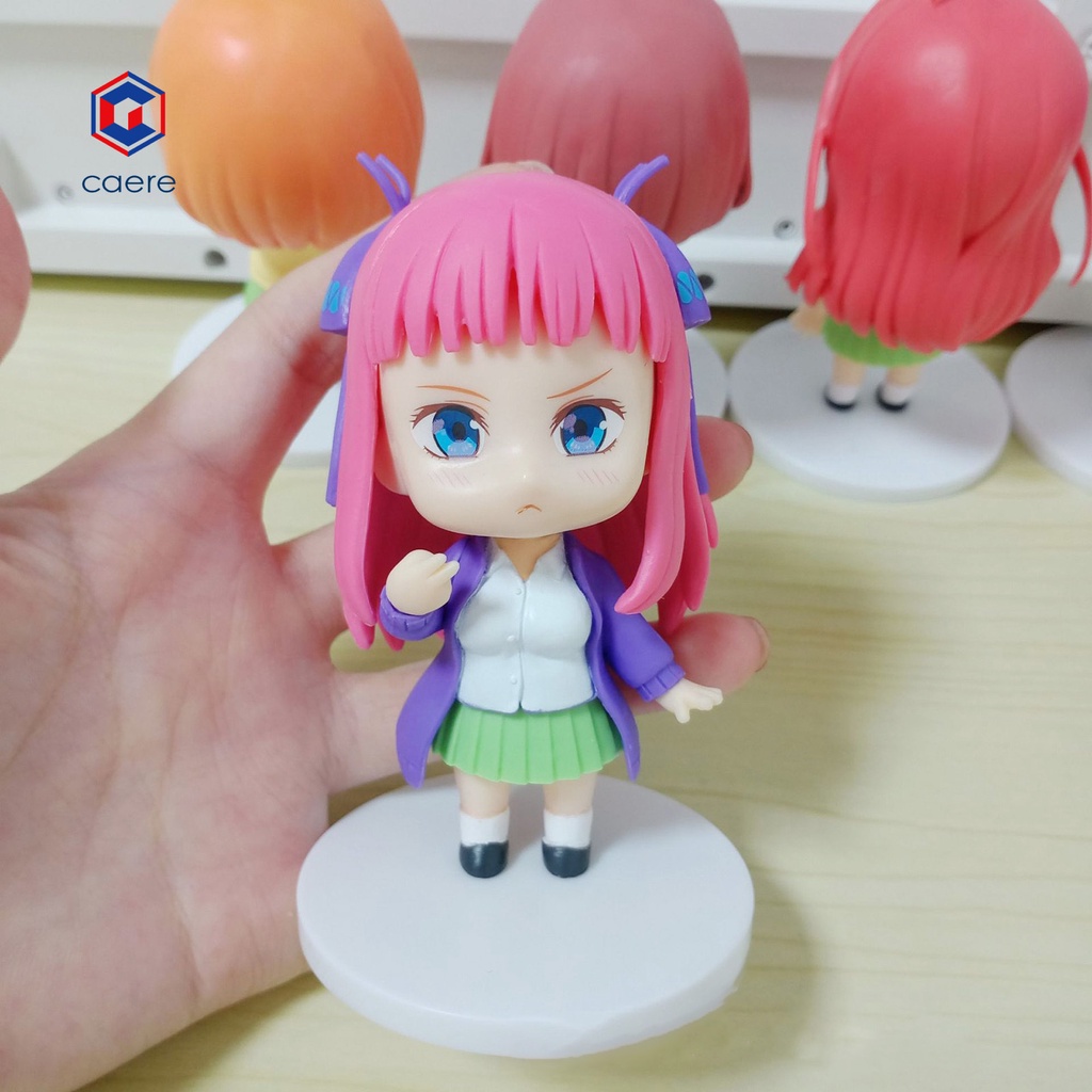 Mô hình búp bê Nakano Ichika Nino Yotsuba Itsuki bằng nhựa PVC trang trí nhiều màu sắc