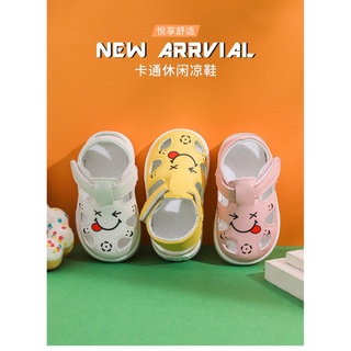 Giày sandal xăng đan tập đi cho bé trai bé gái quai dán đế mềm chống trơn trượt
