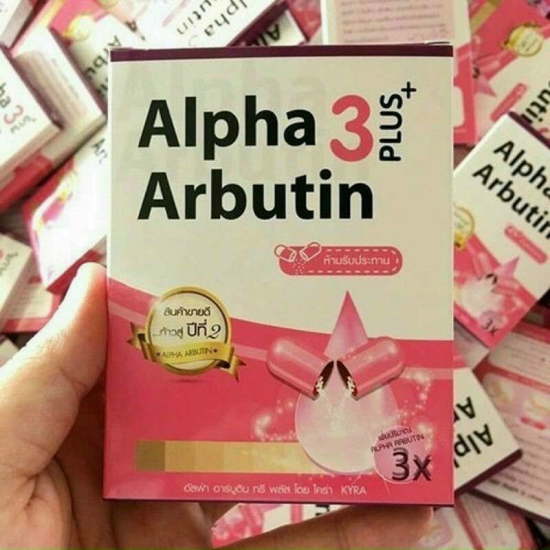 Viên Kích Trắng Da Alpha Arbutin Thái Lan 1 Vỉ 10 Viên