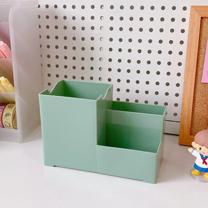 Hộp đựng bút/điện thoại để bàn bằng nhựa nhiều màu sắc đa năng