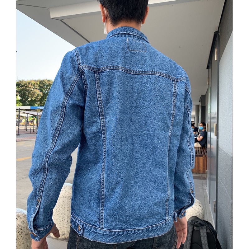 Áo khoác jeans nam trung niên chất vải VNXK AK51