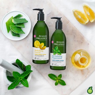 [SỈ/LẺ] DƯỠNG THỂ VÀ TAY HIỆU AVALON ORGANICS - TINH DẦU CHANH VÀNG