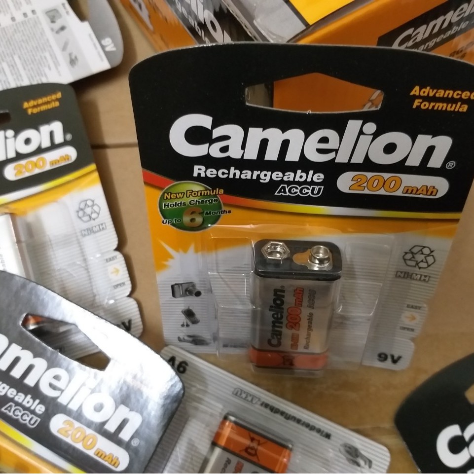 [BÁN CHẠY]  Pin sạc 9V  Camelion  200mAh (1 vỉ /viên)