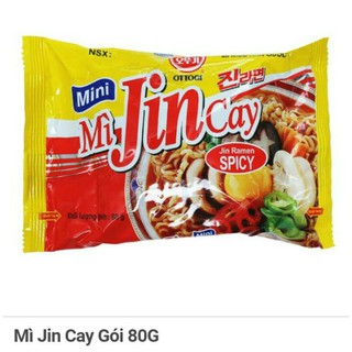 thùng 30 mì Jin cay gói 80g