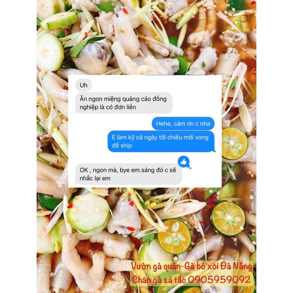 Chân gà sả tắc chân gà tươi nhà nuôi mỗi ngày-Giao ngay-ship ĐÀ NẴNG | BigBuy360 - bigbuy360.vn