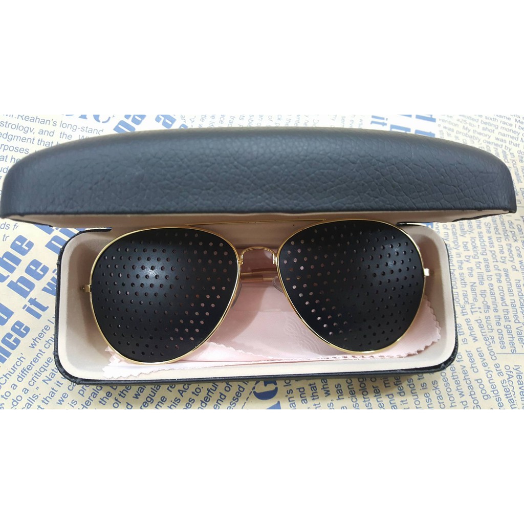 Kính Lỗ TO - Pinhole Glasses - Kính Tập Mắt TẶNG File HƯỚNG DẪN