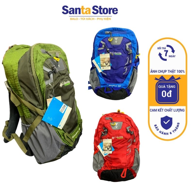 Balo thời trang nam kiểu dáng thể thao CL40L cao cấp SANTA STORE đựng đồ đi du lịch dã ngoại trekking vải chống nước