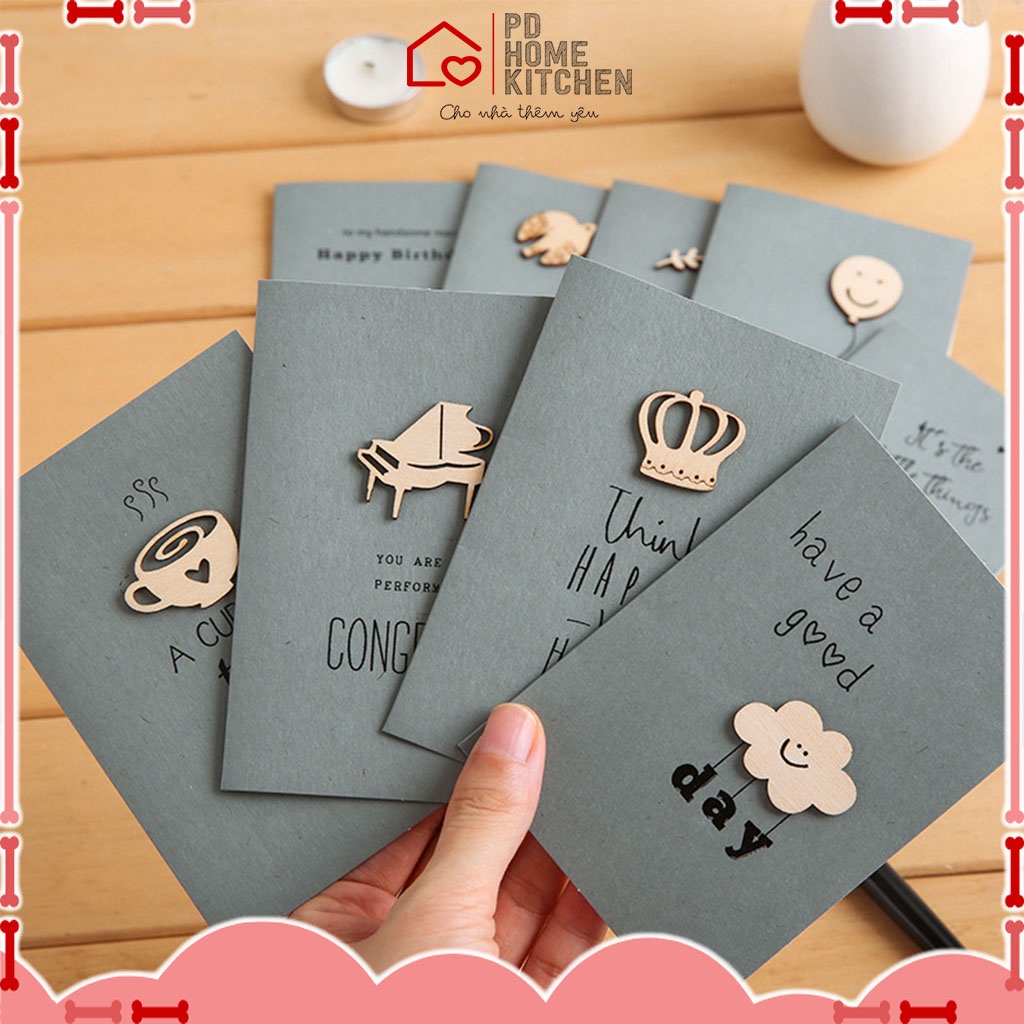 [CÓ SẴN - CLIP THẬT] THIỆP GIFT CARD chúc mừng, cảm ơn, sinh nhật, tỏ tình, vintage, sang trọng, dễ thương, ý nghĩa